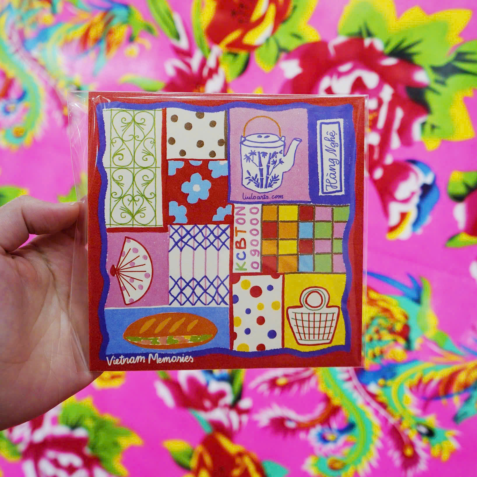 Thiệp Vietnam Memories Líu Lô