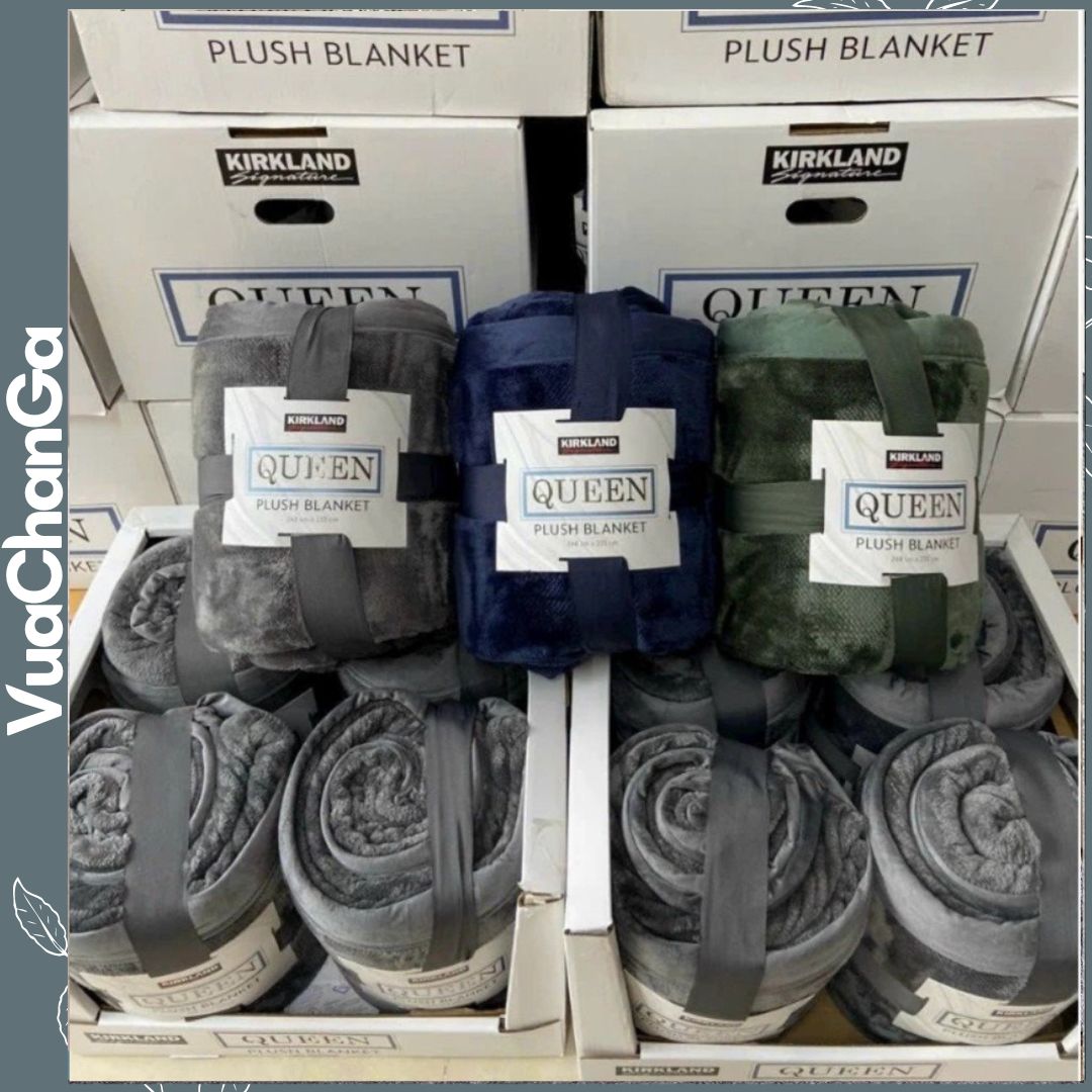 Chăn Lông Cừu Kirkland Plush Blanket Queen (248 x 233 cm): Lựa Chọn Hoàn Hảo Cho Mùa Đông