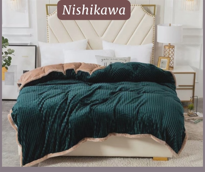 [Chính hãng Nishikawa] Chăn lông cừu tăm Nishikawa nhật bản