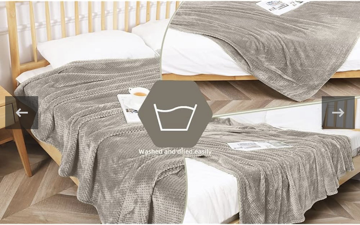 [Chăn Mỹ] Chăn Lông Thỏ AMARI Kích Thước Châu Âu 228x228cm Siêu Mềm Tuyệt Đối Không Rụng Lông
