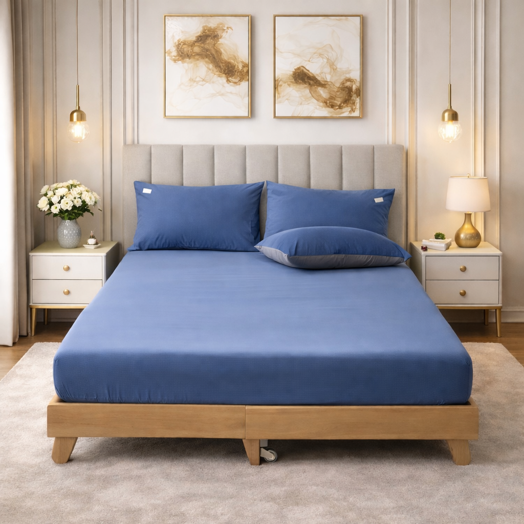 Sét ga gối Cotton Icy siêu mềm mát