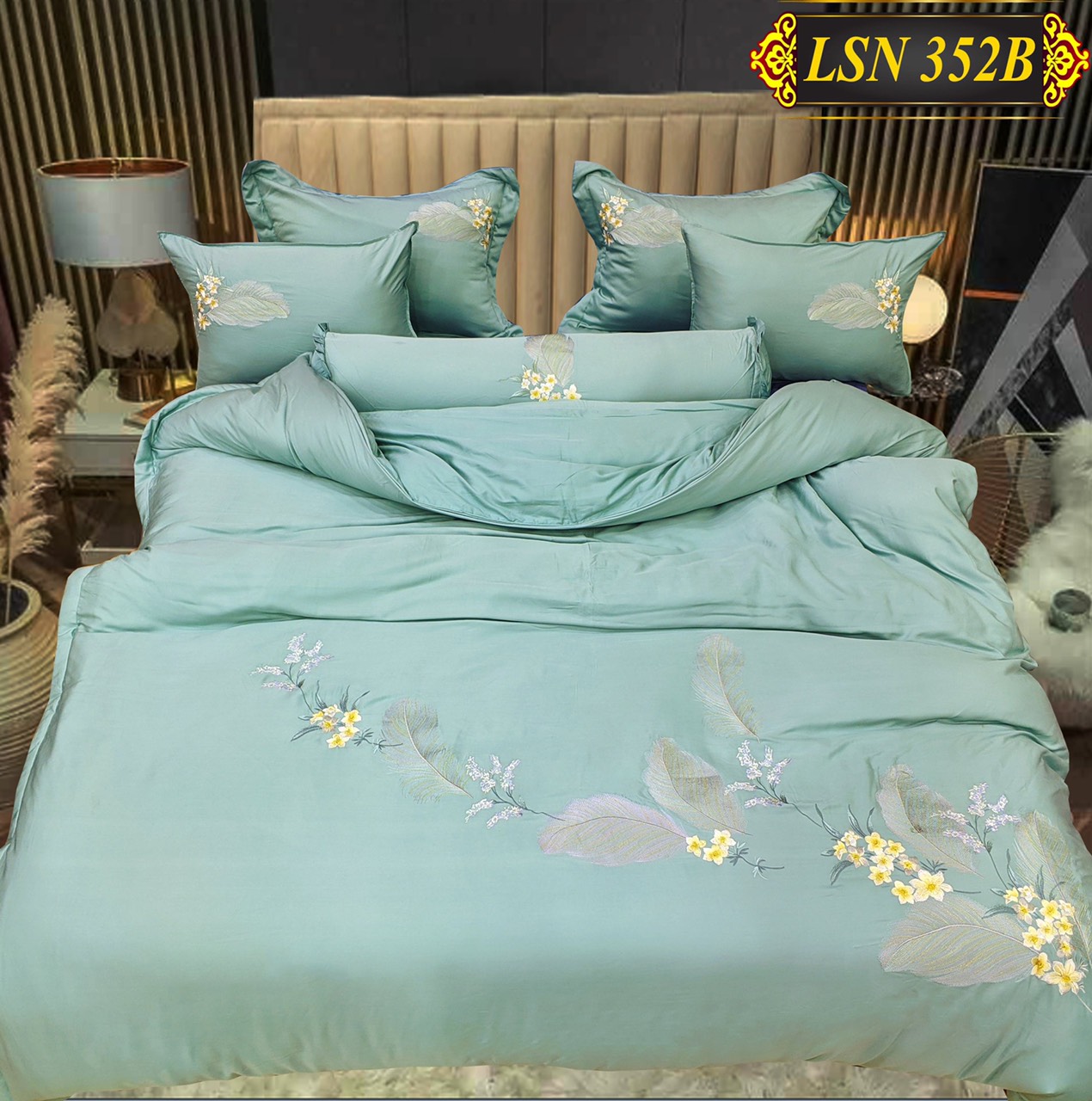 Lụa tơ tằm 7 món trần bông Nicolas pháp