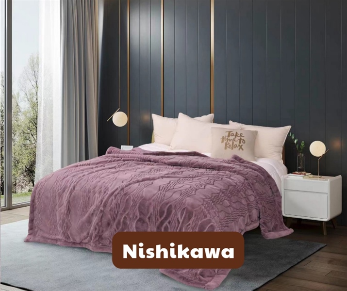 [Chính hãng Nishikawa] Chăn Lông Chồn Hồ Ly Cao Cấp Siêu Ấm Tuyệt Đối Không Rụng Lông