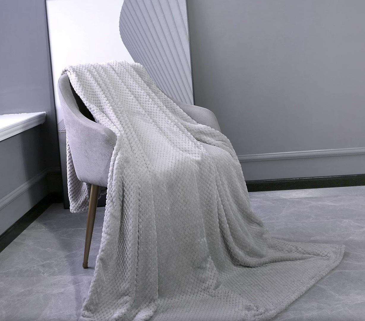 [Chăn Mỹ] Chăn Lông Thỏ AMARI Kích Thước Châu Âu 228x228cm Siêu Mềm Tuyệt Đối Không Rụng Lông