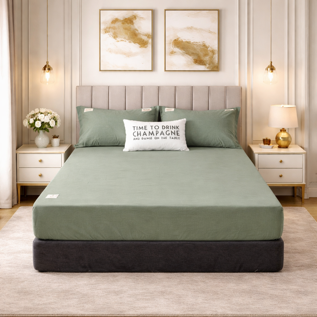 Sét ga gối Cotton Icy siêu mềm mát