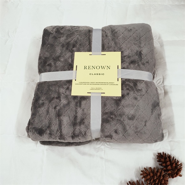 Chăn lông tuyết nhung cao cấp blanket RENOWN Mỹ