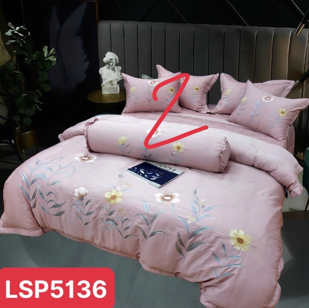 Lụa tơ tằm 7 món trần bông Nicolas pháp