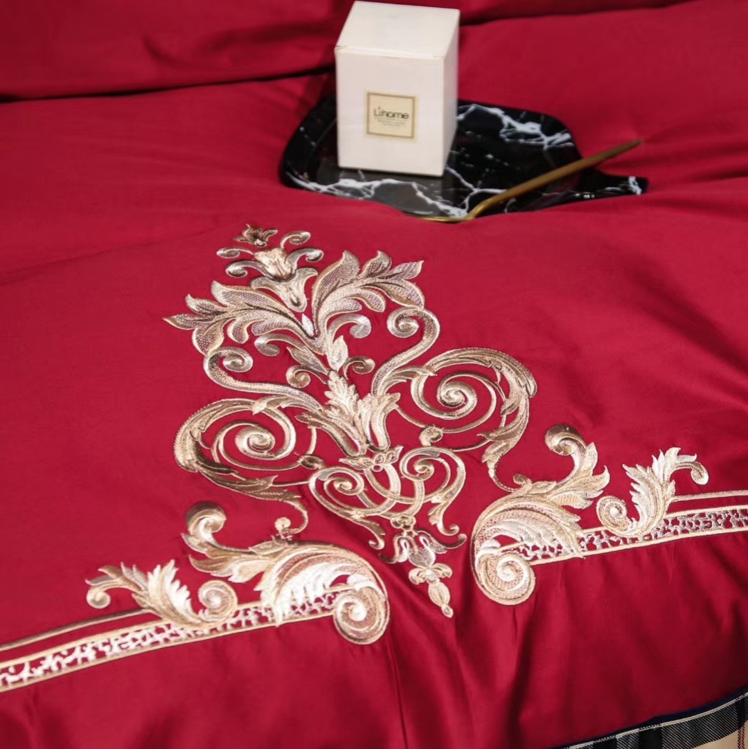 bộ chăn ga gối cotton lụa cưới cao cấp