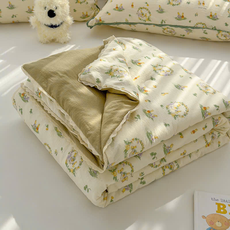 Chăn Cotton Tơ Tre Hàn Quốc ORAKAI Siêu Mềm Cực Mát