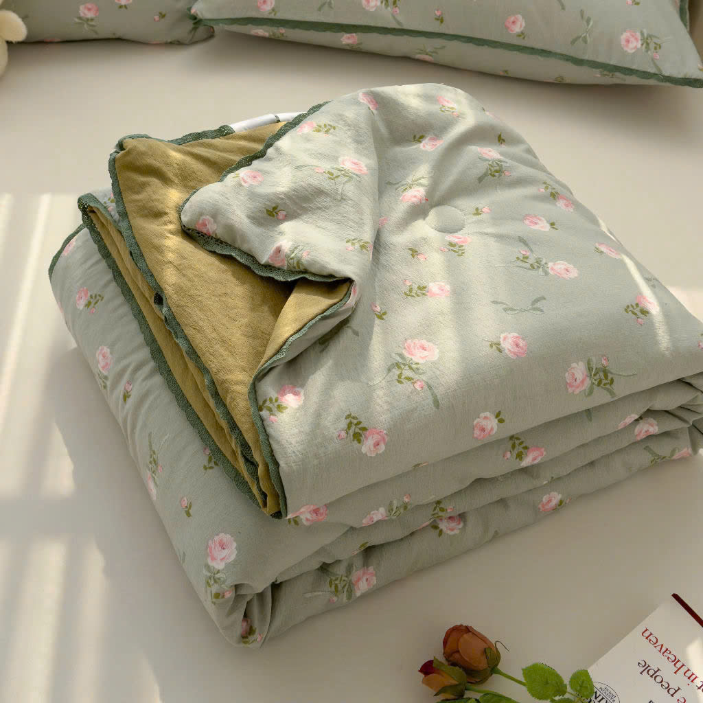 Chăn Cotton Tơ Tre Hàn Quốc ORAKAI Siêu Mềm Cực Mát