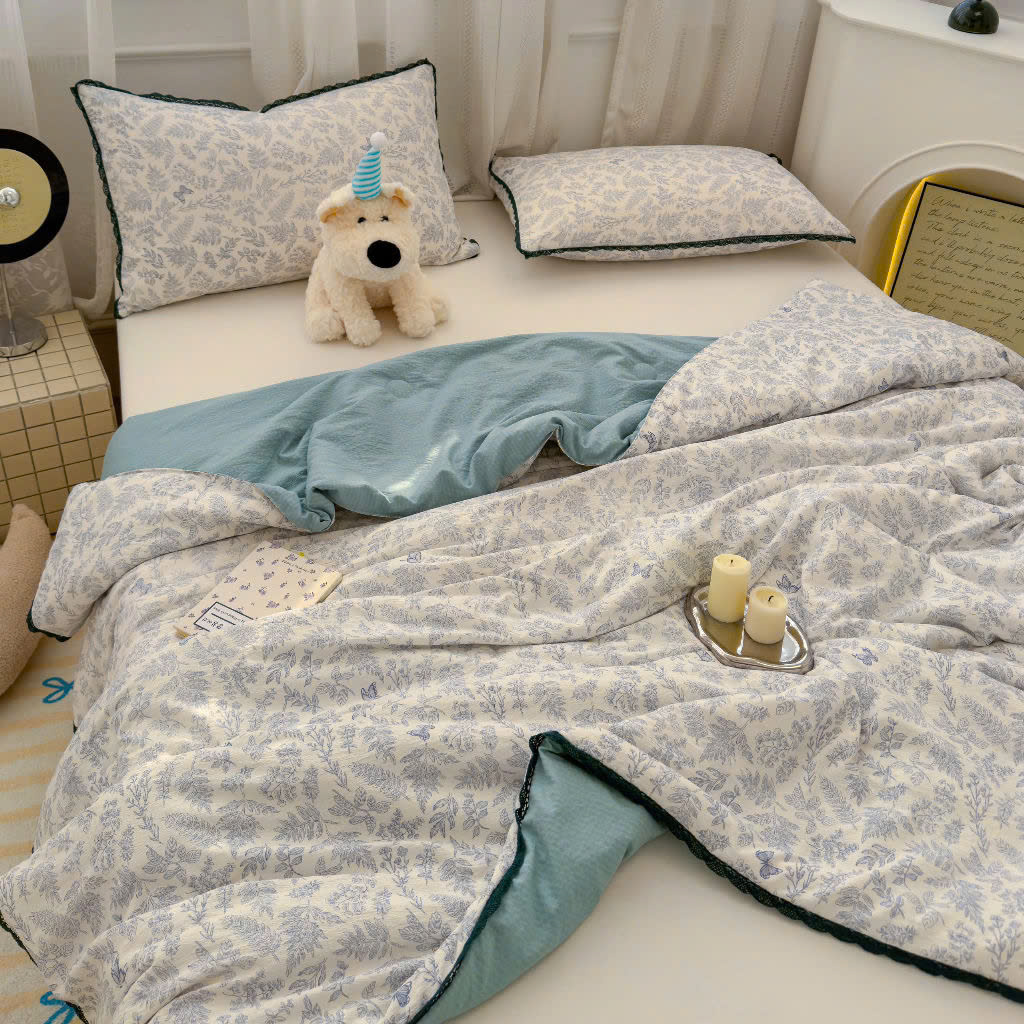 Chăn Cotton Tơ Tre Hàn Quốc ORAKAI Siêu Mềm Cực Mát