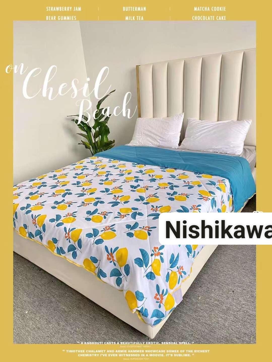 Chăn hè cotton trần bông họa tiết cao cấp  Dream  Nishikwa NSKL02