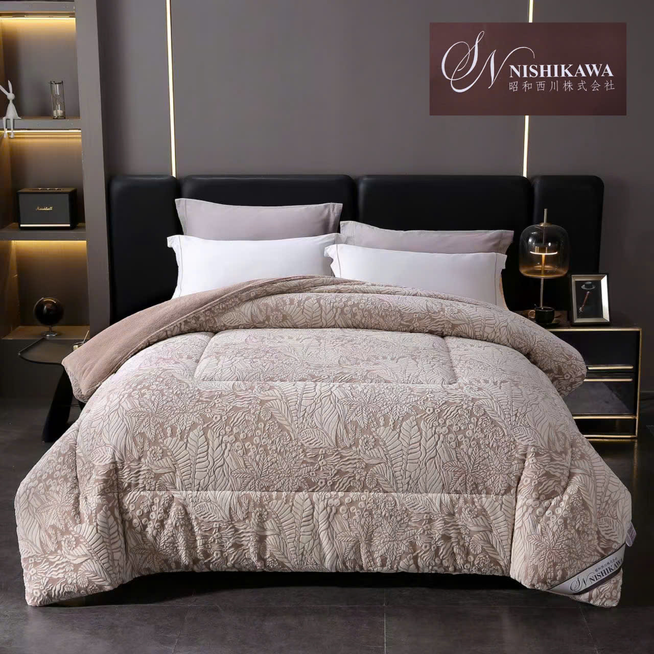 Chăn Lông Cừu 5D CHANVRE Nishikawa cao cấp 4.5k, kích thước 2x2m3