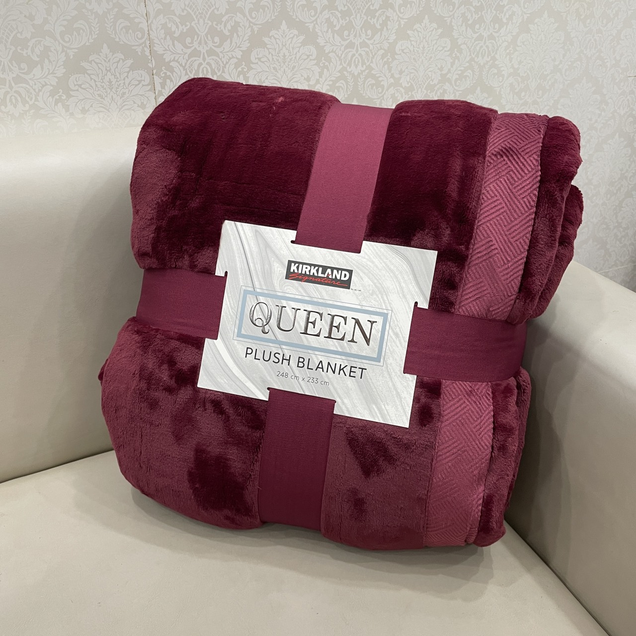 [Chính hãng] Chăn lông cừu KIRKLAND bản vuông Mỹ Costco chăn rộng BIG SIZE Queen nhận sỉ số lượng