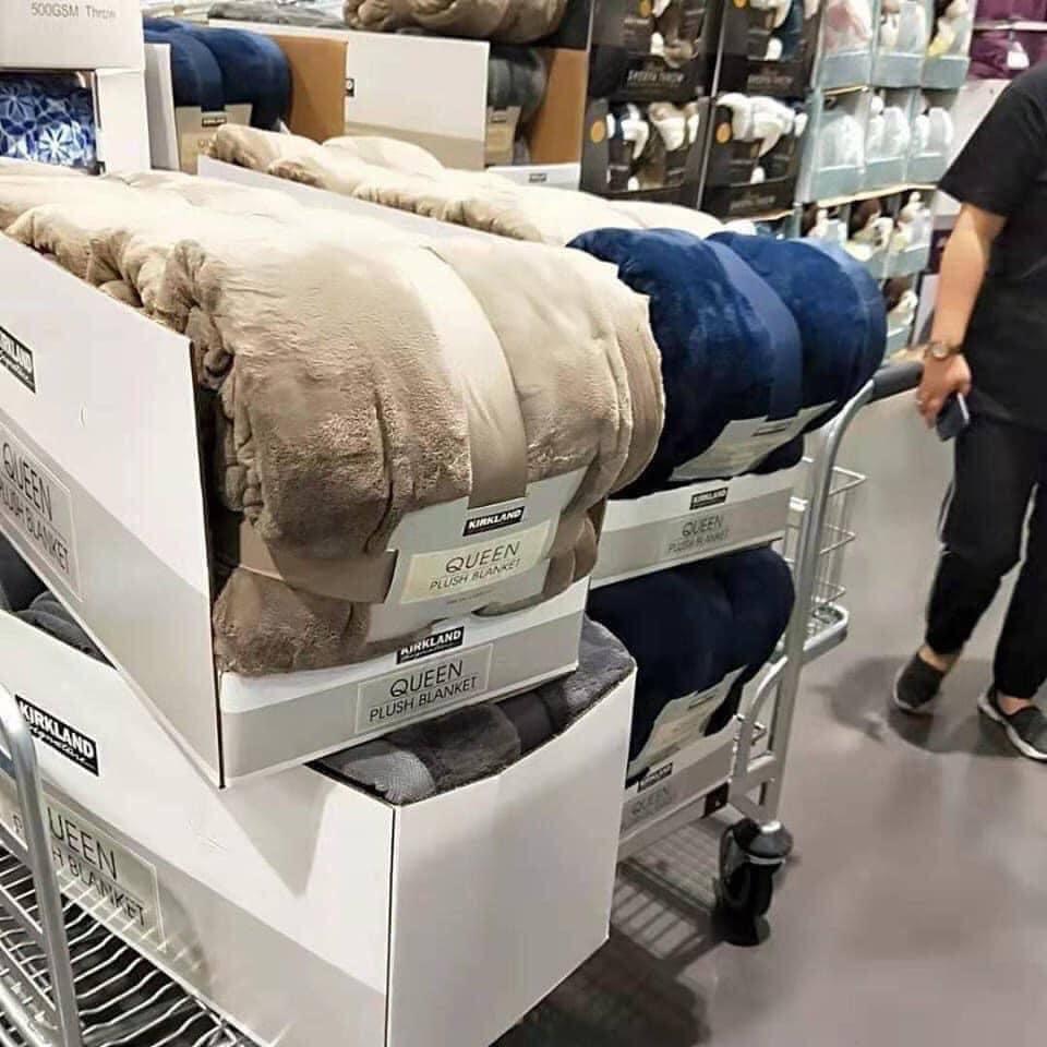[Chính hãng] Chăn lông cừu KIRKLAND Mỹ Costco chăn rộng BIG SIZE Queen giá ưu đãi VuaChanGa