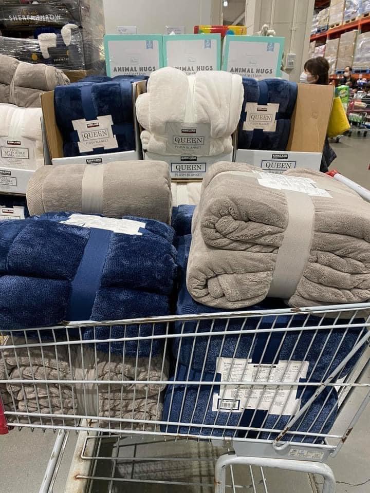 [Chính hãng] Chăn lông cừu KIRKLAND Mỹ Costco chăn rộng BIG SIZE Queen giá ưu đãi VuaChanGa