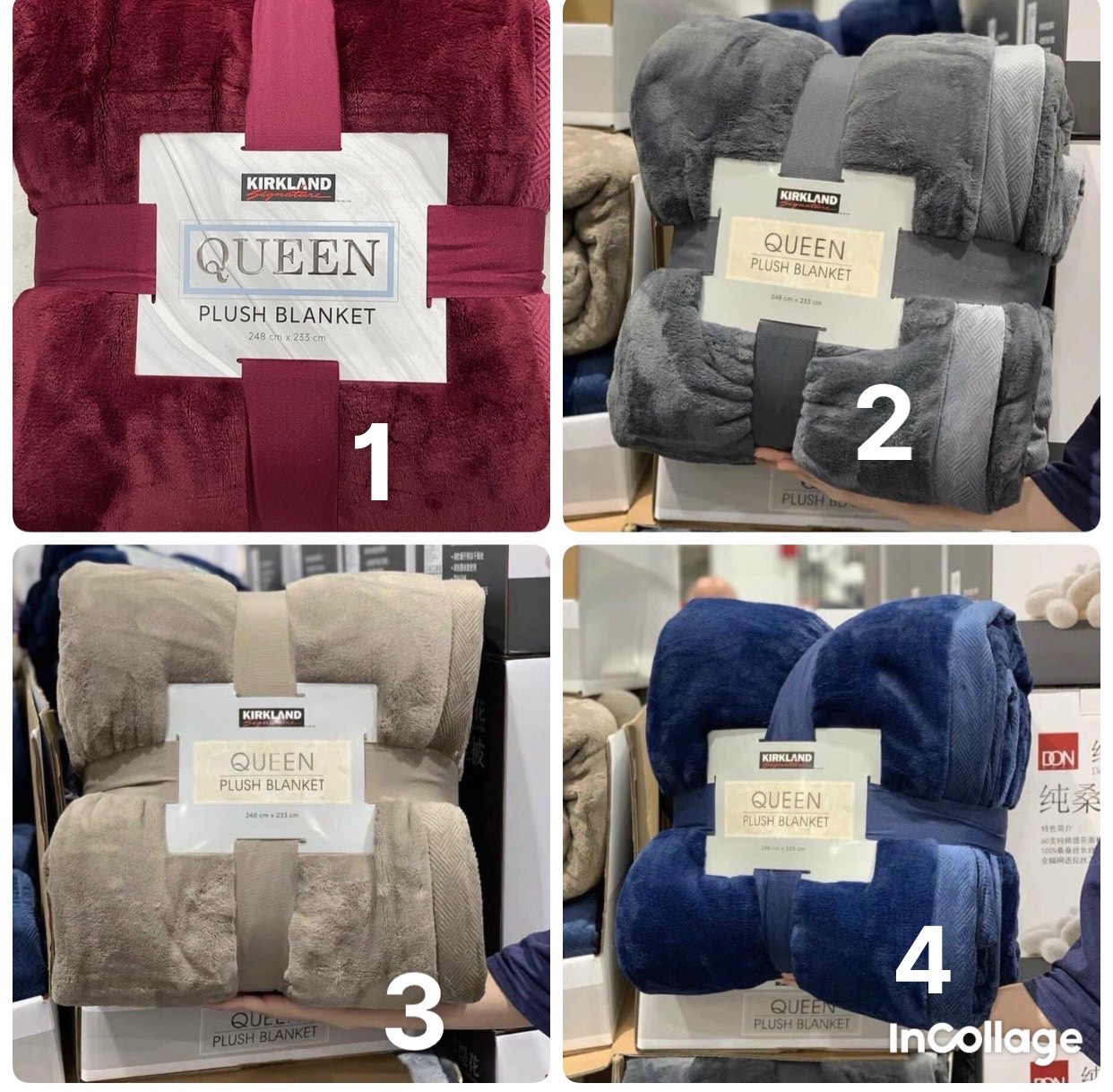 [Chính hãng] Chăn lông cừu KIRKLAND Mỹ Costco chăn rộng BIG SIZE Queen giá ưu đãi VuaChanGa