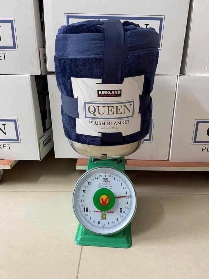 [Chăn Mỹ] Chăn Lông Cừu Kirkland Queen cao cấp khổ rộng Châu Âu 234 x 248cm