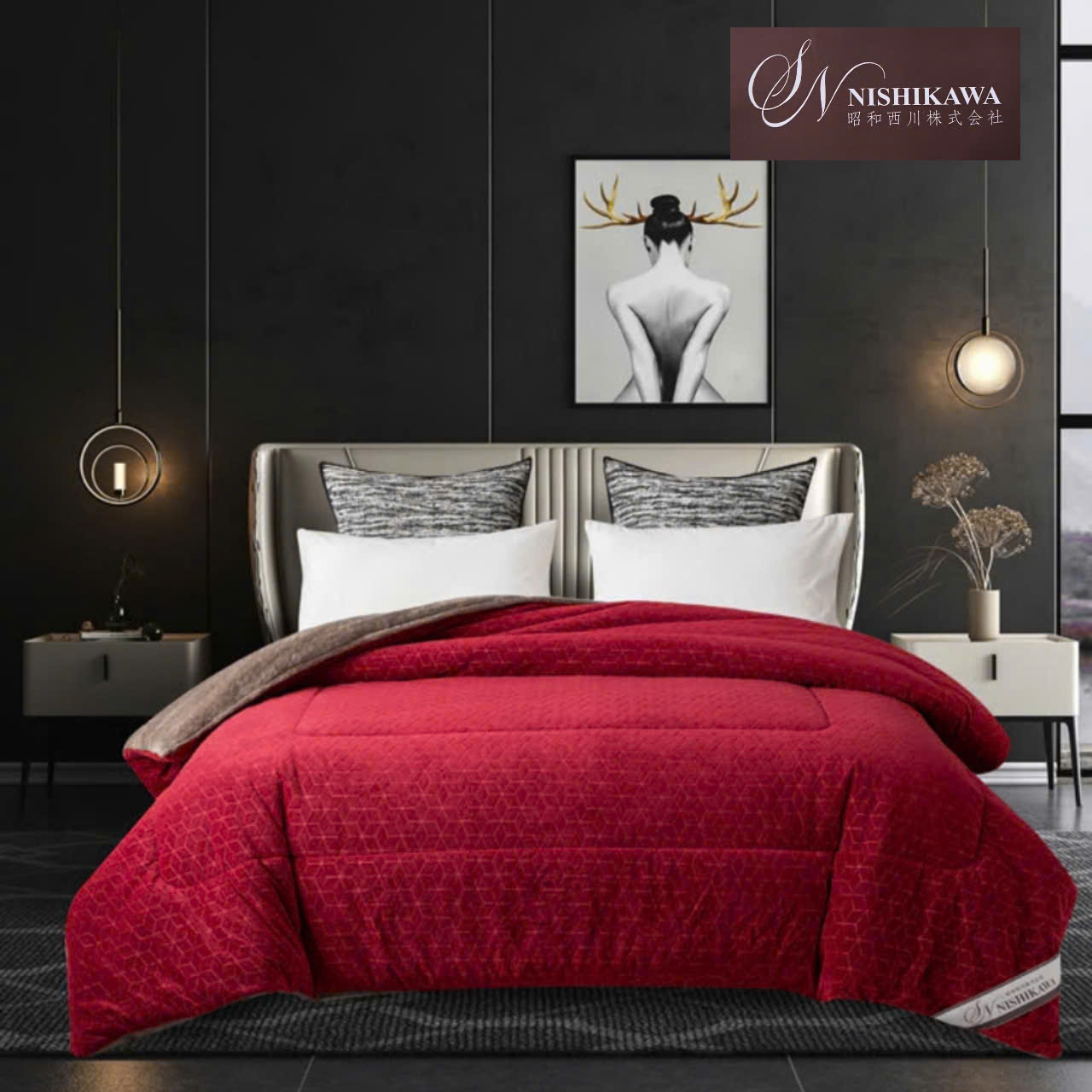 Chăn lông cừu 4D CINDY Nishikawa cao cấp 2m2 x 2m4, nặng 5kg