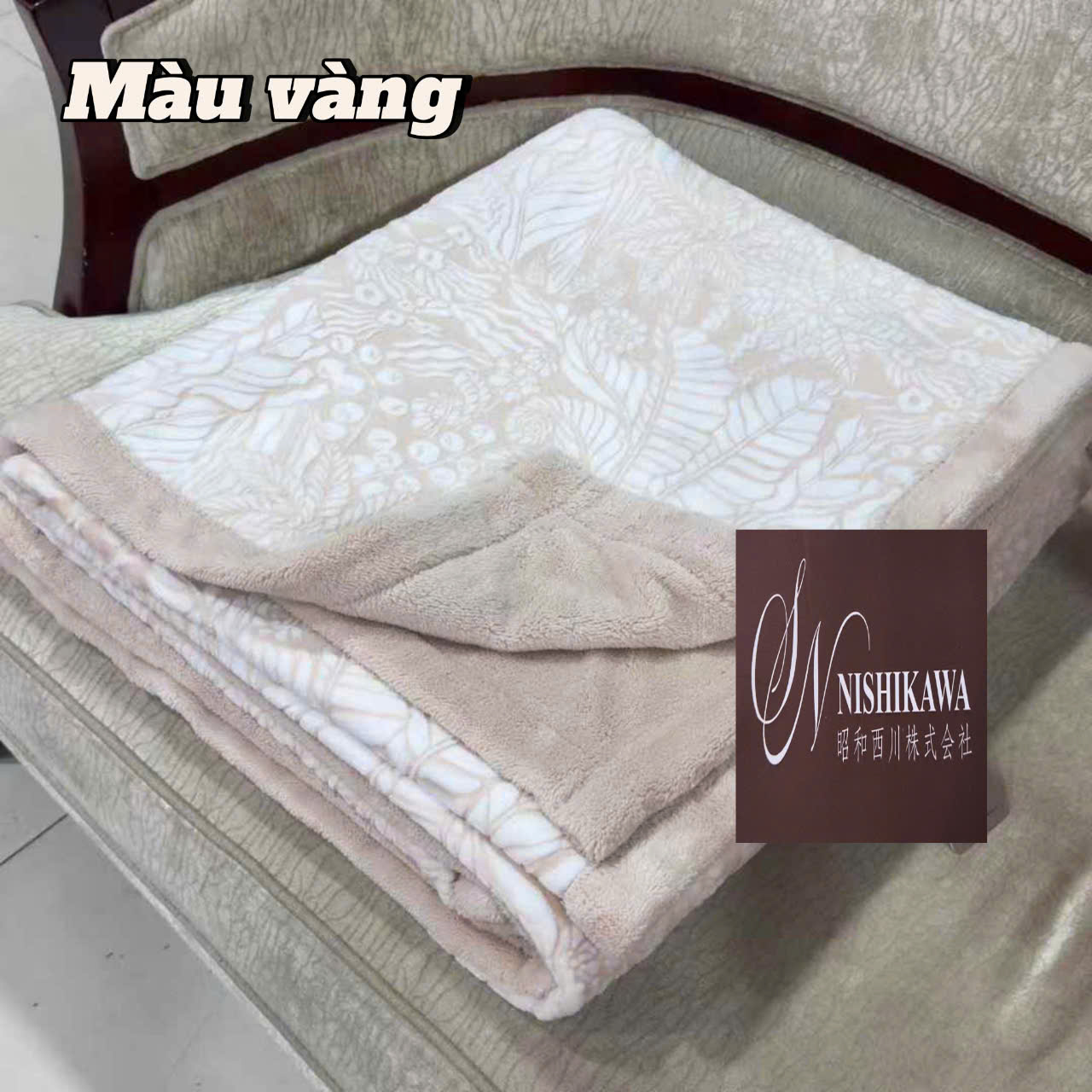 CHĂN LÔNG CỪU 5D NHUNG SỮA