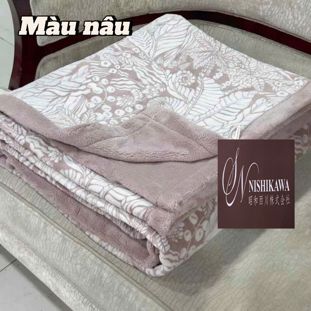 CHĂN LÔNG CỪU 5D NHUNG SỮA