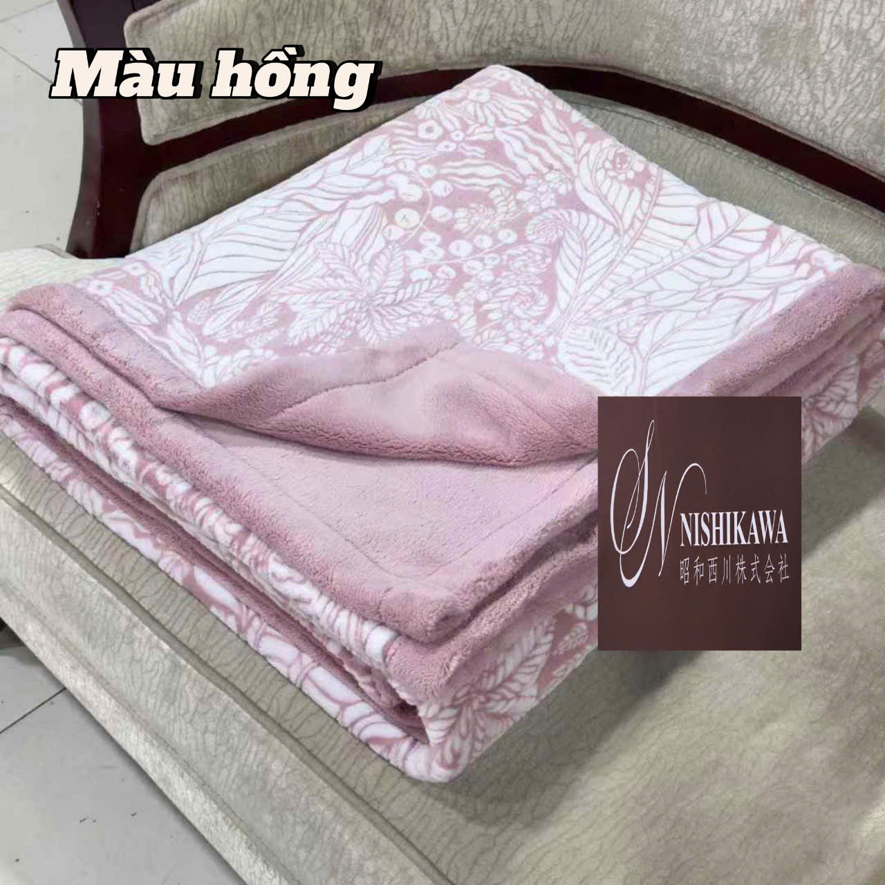 CHĂN LÔNG CỪU 5D NHUNG SỮA