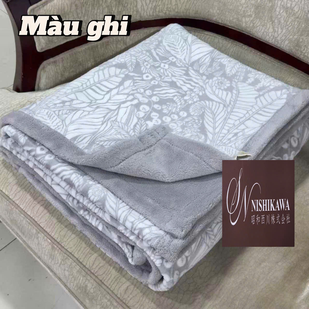 CHĂN LÔNG CỪU 5D NHUNG SỮA