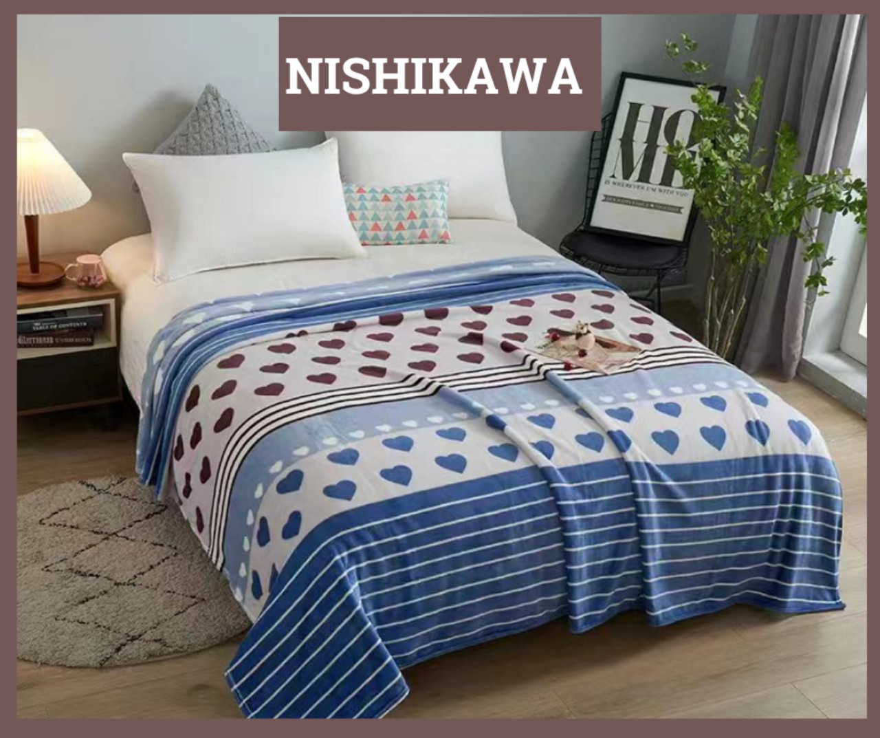 Chăn lông tuyết 4 mùa Nishikawa