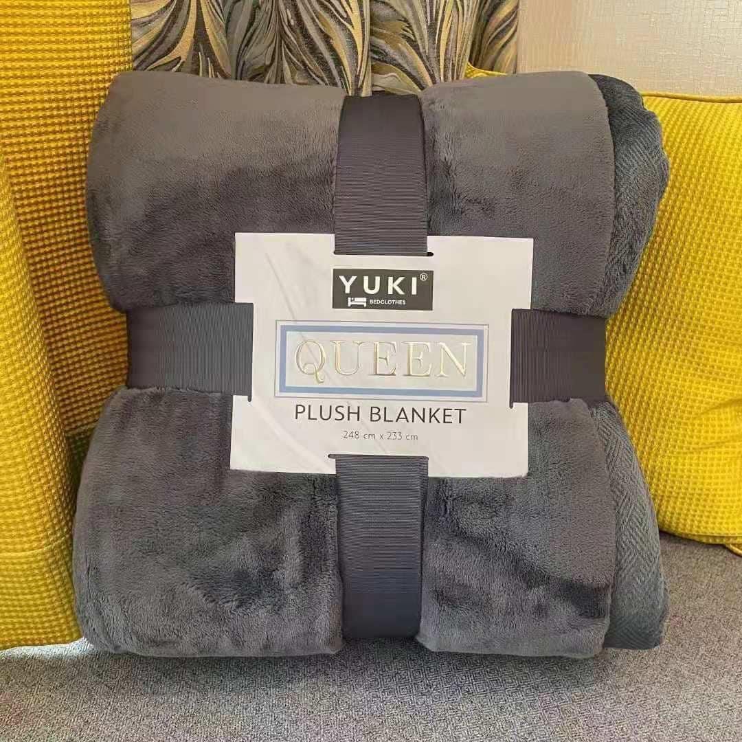 Chăn Lông Cừu YUKI Queen Nhật Bản 248x234cm nặng 3,2kg Đẳng Cấp VuaChanGa