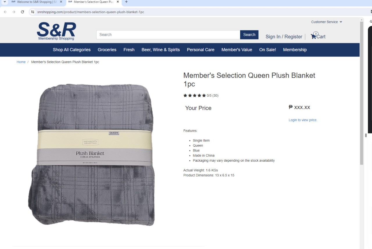[Chăn Mỹ] Chăn Lông Member Seletion Mỹ 228x228cm, nặng 1.6kg Không Rụng Lông VuaChanGa