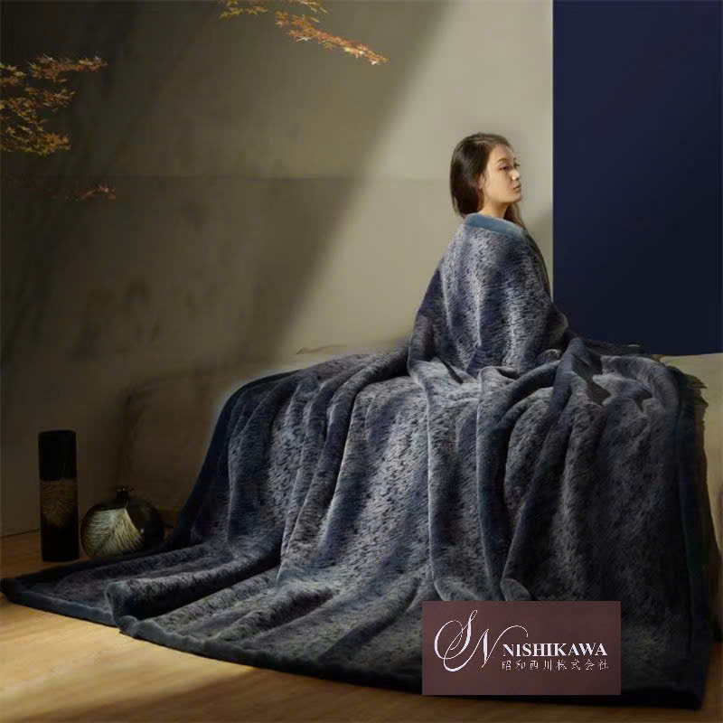 Chăn lông rái cá Nishikawa Imprial Luxury 4,5kg, KT 2x2m3 siêu mướt