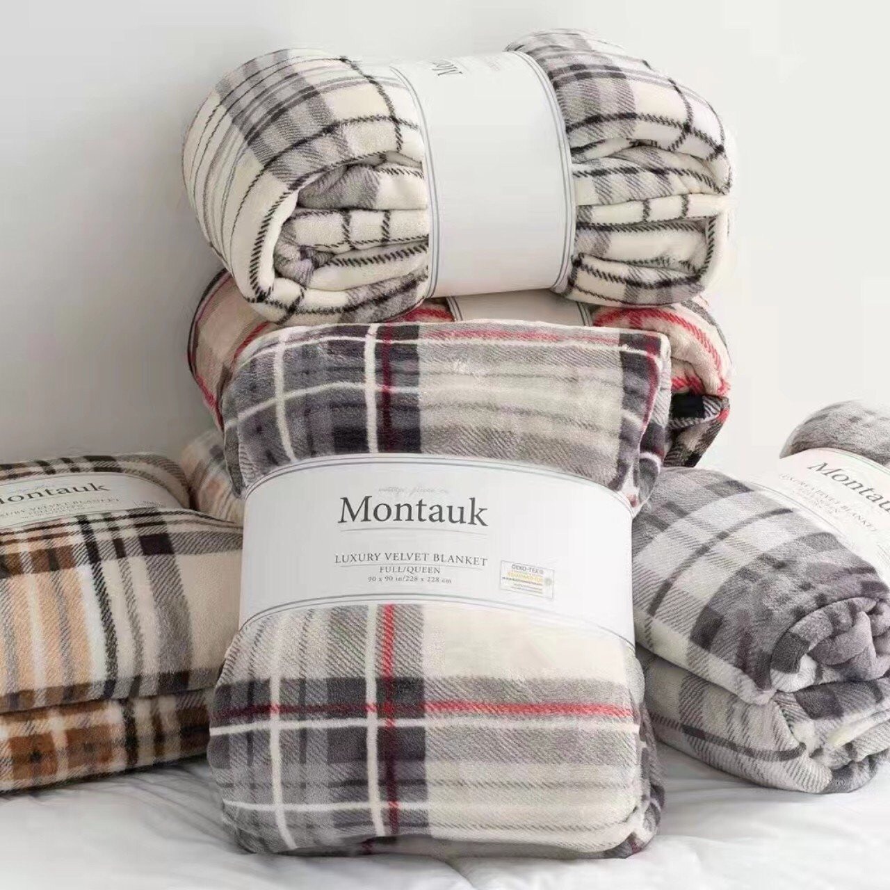 Chăn lông thỏ blanket mỏng cao cấp Montauk Luxury mềm mại và ấm áp