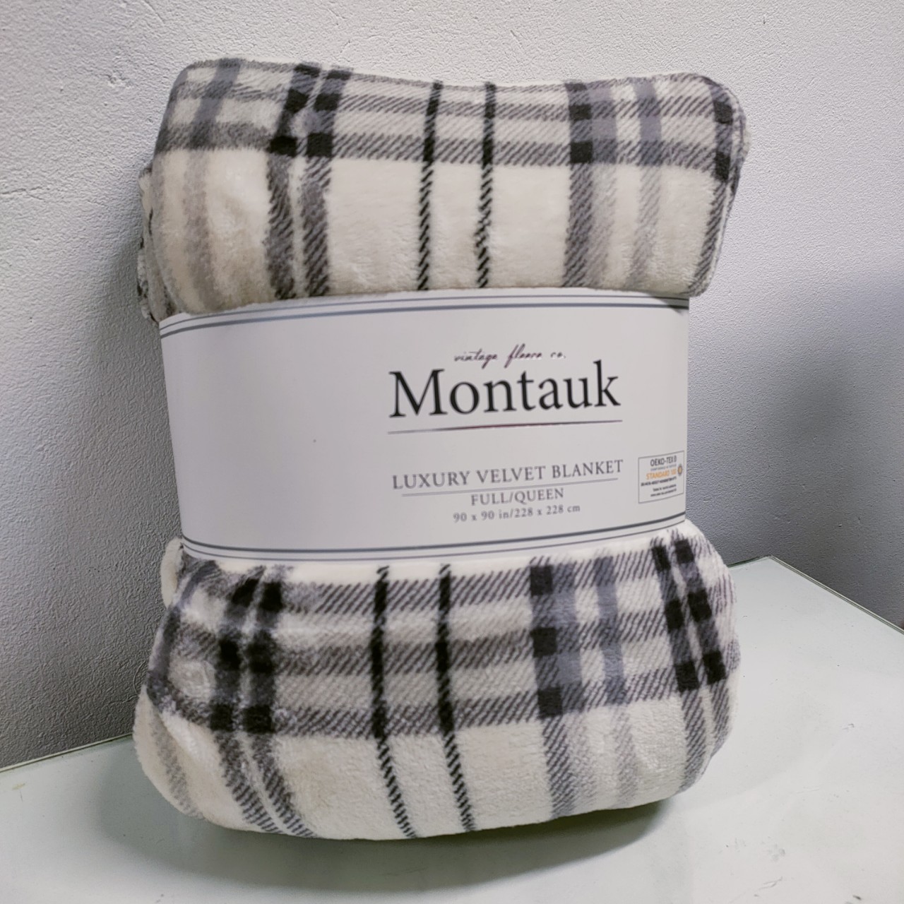 [Chăn Mỹ] Chăn lông thỏ Blanket Montauk Luxury Siêu Mềm, Không Rụng Lông, Khổ Rộng Châu Âu 228x228cm