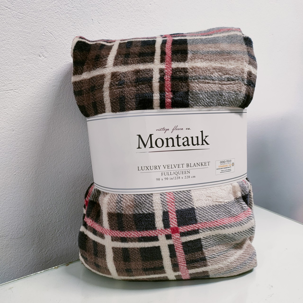 [Chăn Mỹ] Chăn lông thỏ Blanket Montauk Luxury Siêu Mềm, Không Rụng Lông, Khổ Rộng Châu Âu 228x228cm