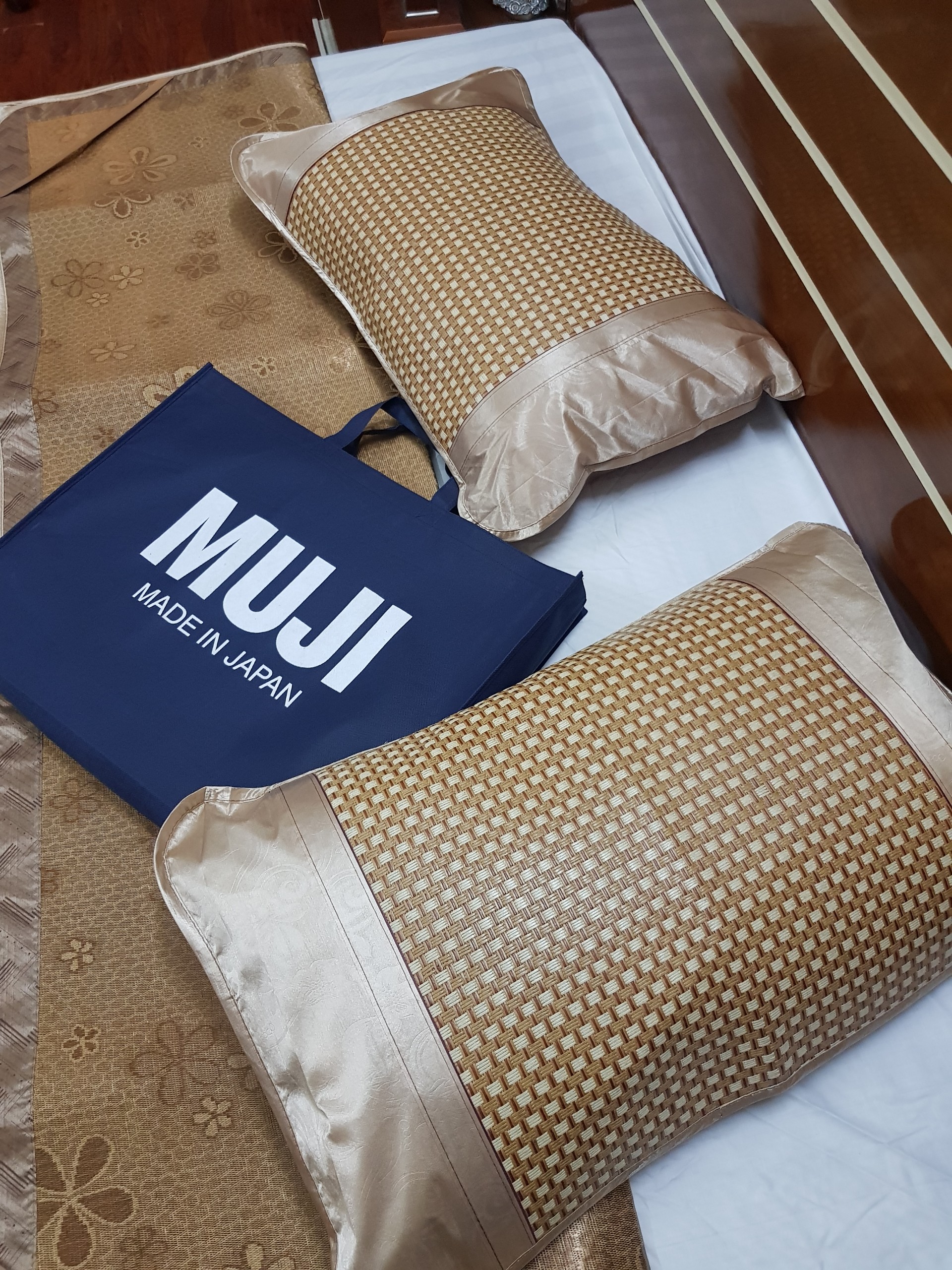 [Rẻ vô địch] Chiếu mây MUJI tự nhiên điều hòa cao cấp