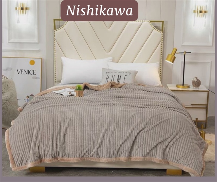[Chính hãng Nishikawa] Chăn lông cừu tăm Nishikawa nhật bản