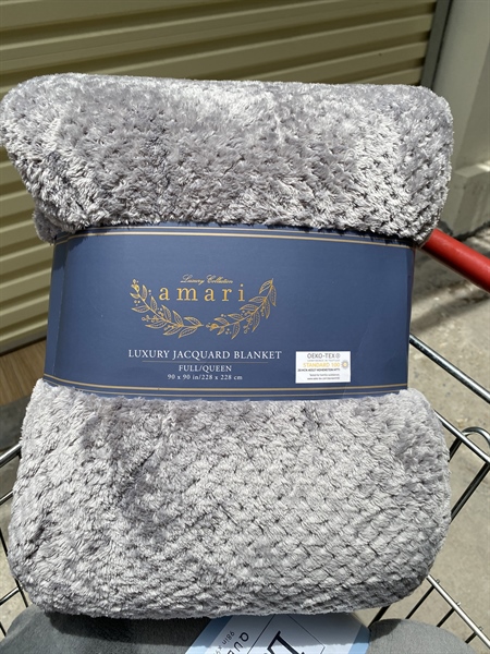 [Chăn Mỹ] Chăn Lông Thỏ AMARI Kích Thước Châu Âu 228x228cm Siêu Mềm Tuyệt Đối Không Rụng Lông