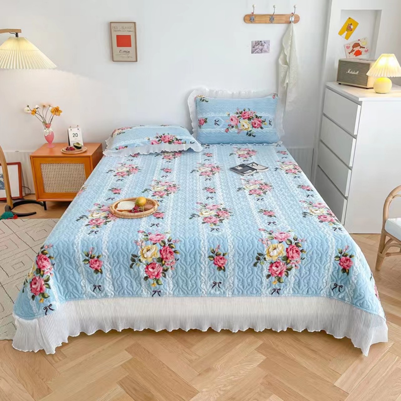 Sét nỉ nhung tuyết sữa baby