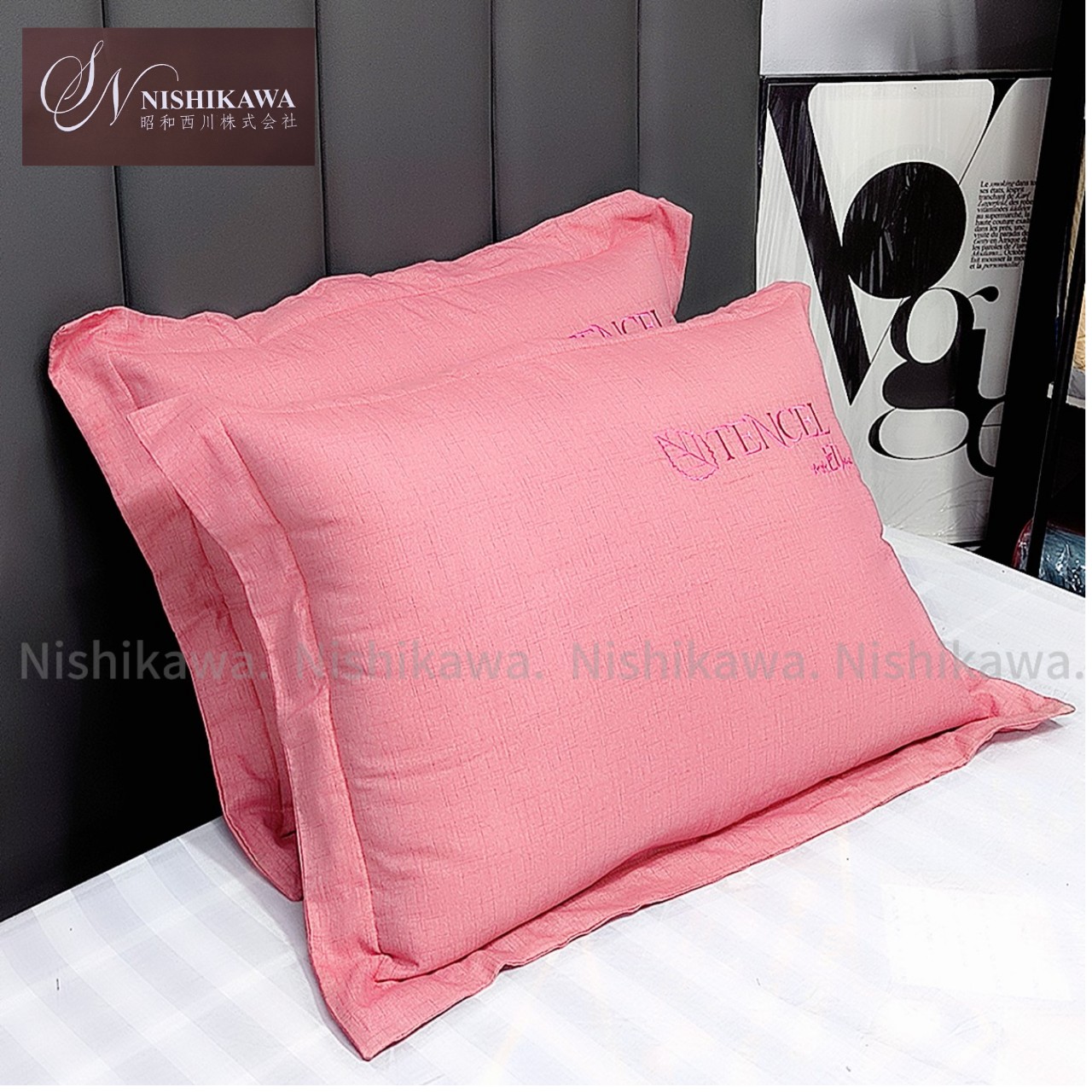 Cặp vỏ gối đầu lụa tencel Modal 120s cực mềm mát thoáng khí dùng cho mọi loại ruột gối