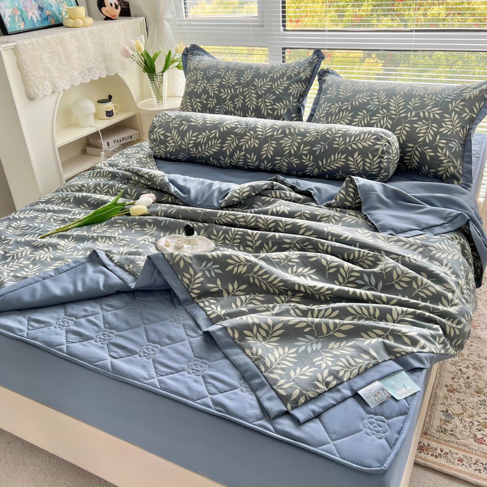 chăn ga gối cotton đũi