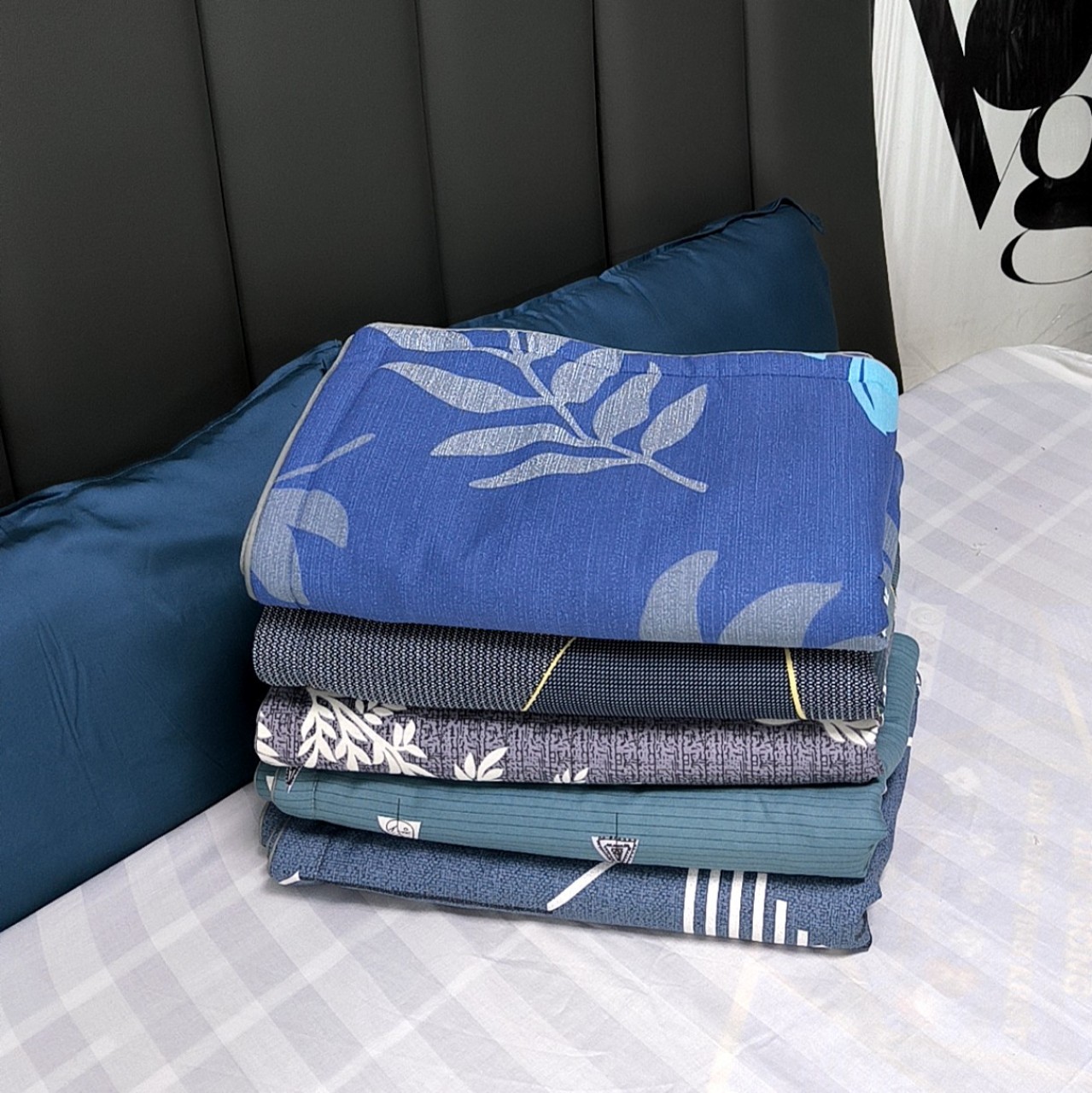 Vỏ gối cottton 100% có khóa kéo