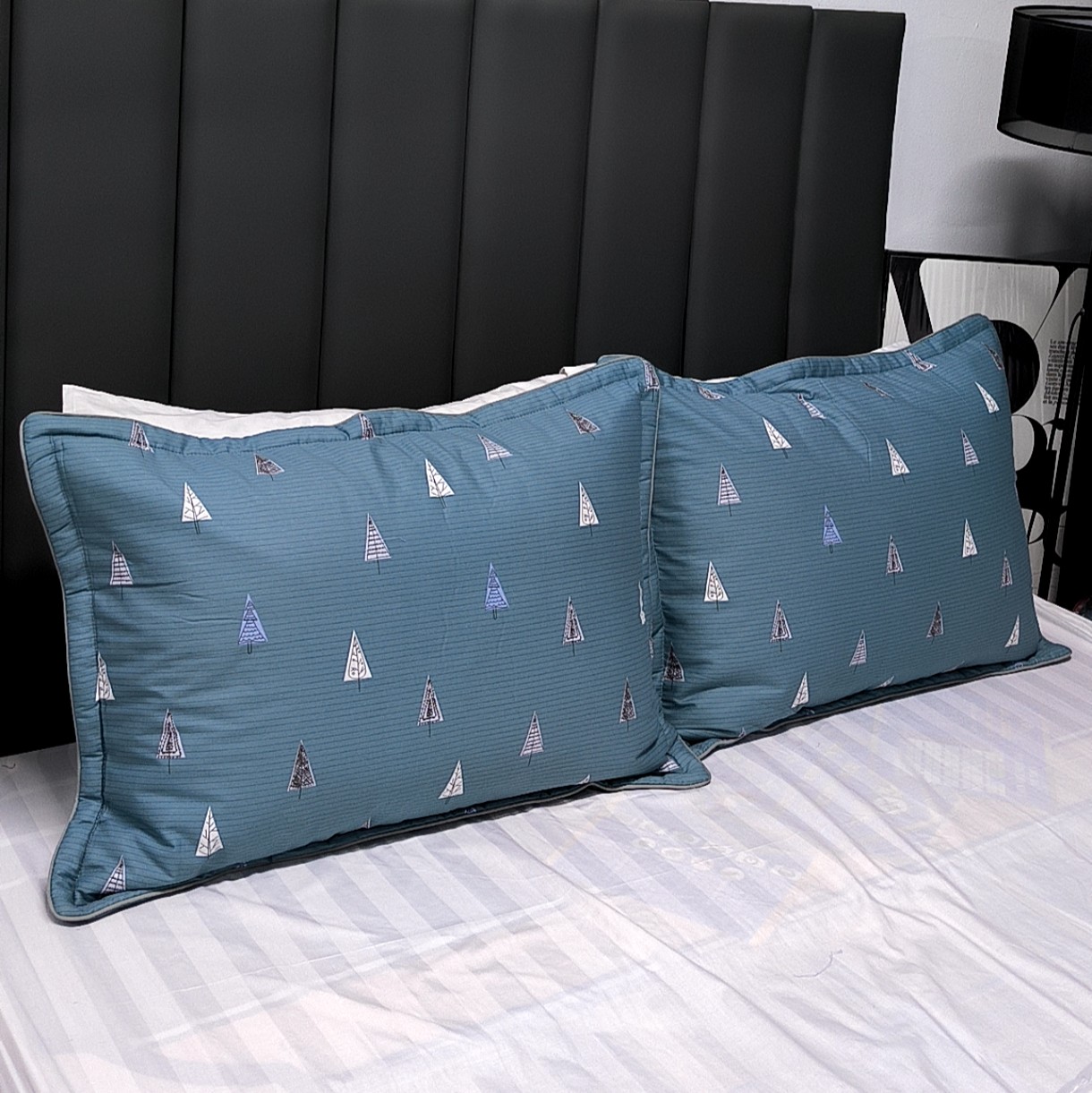 Vỏ gối cottton 100% có khóa kéo