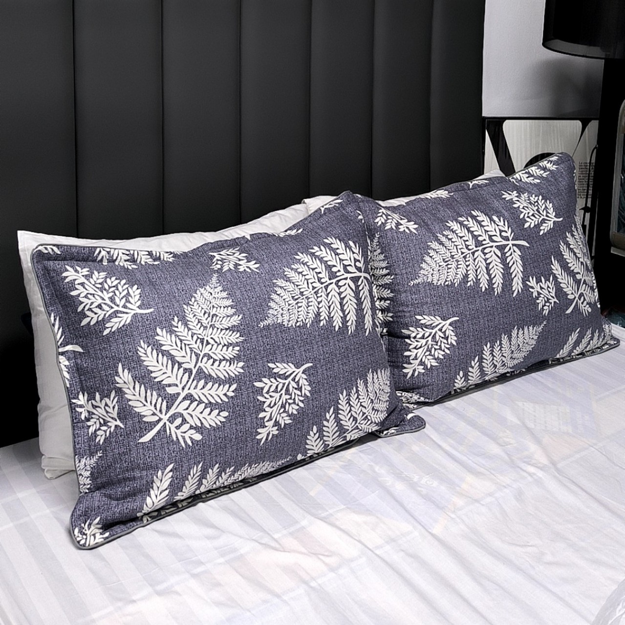 Vỏ gối cottton 100% có khóa kéo