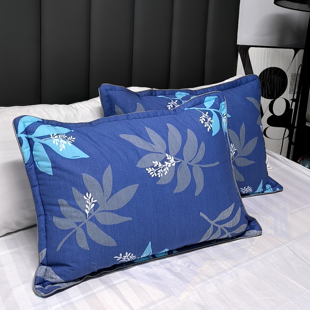 Vỏ gối cottton 100% có khóa kéo