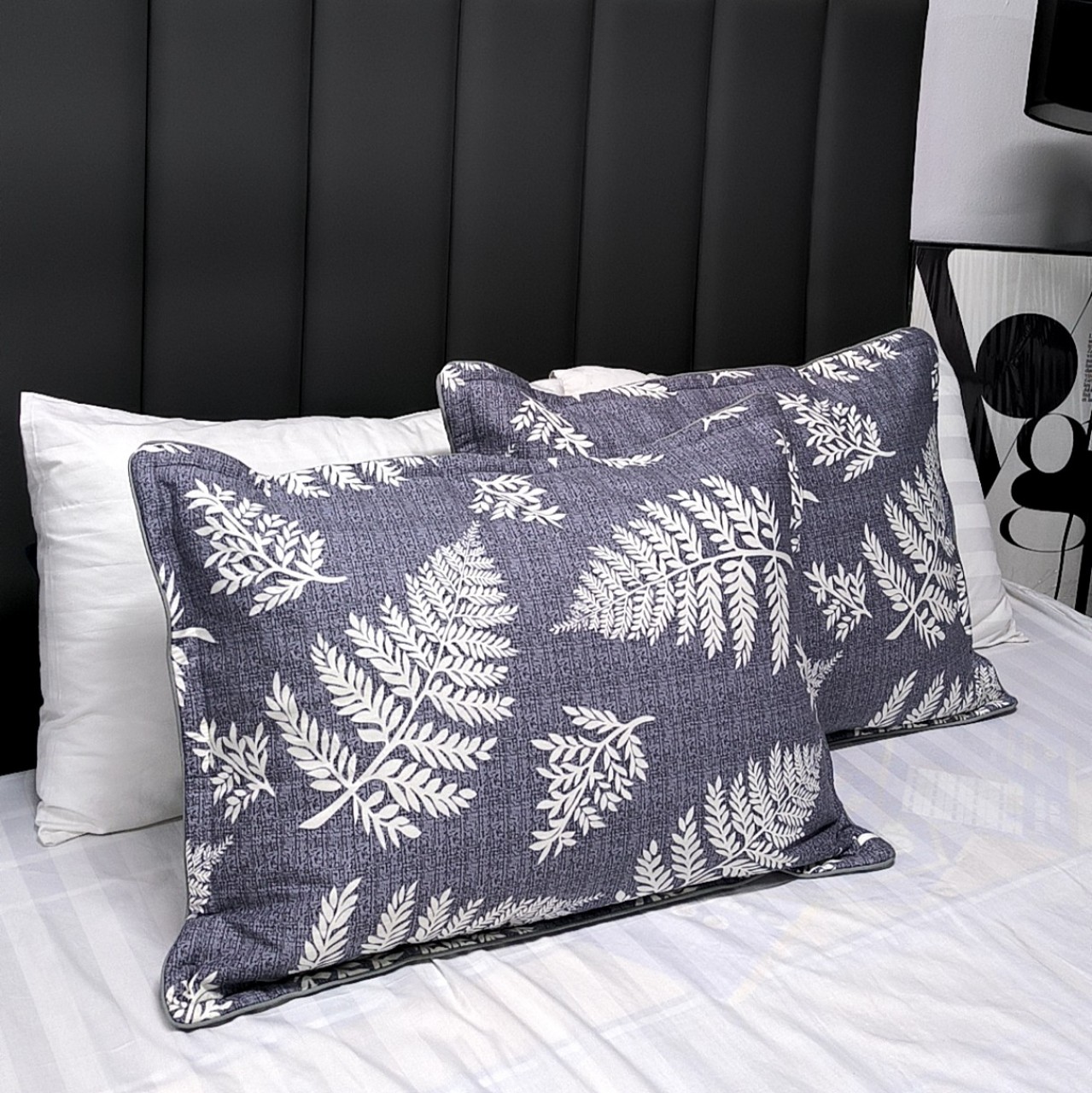 Vỏ gối cottton 100% có khóa kéo