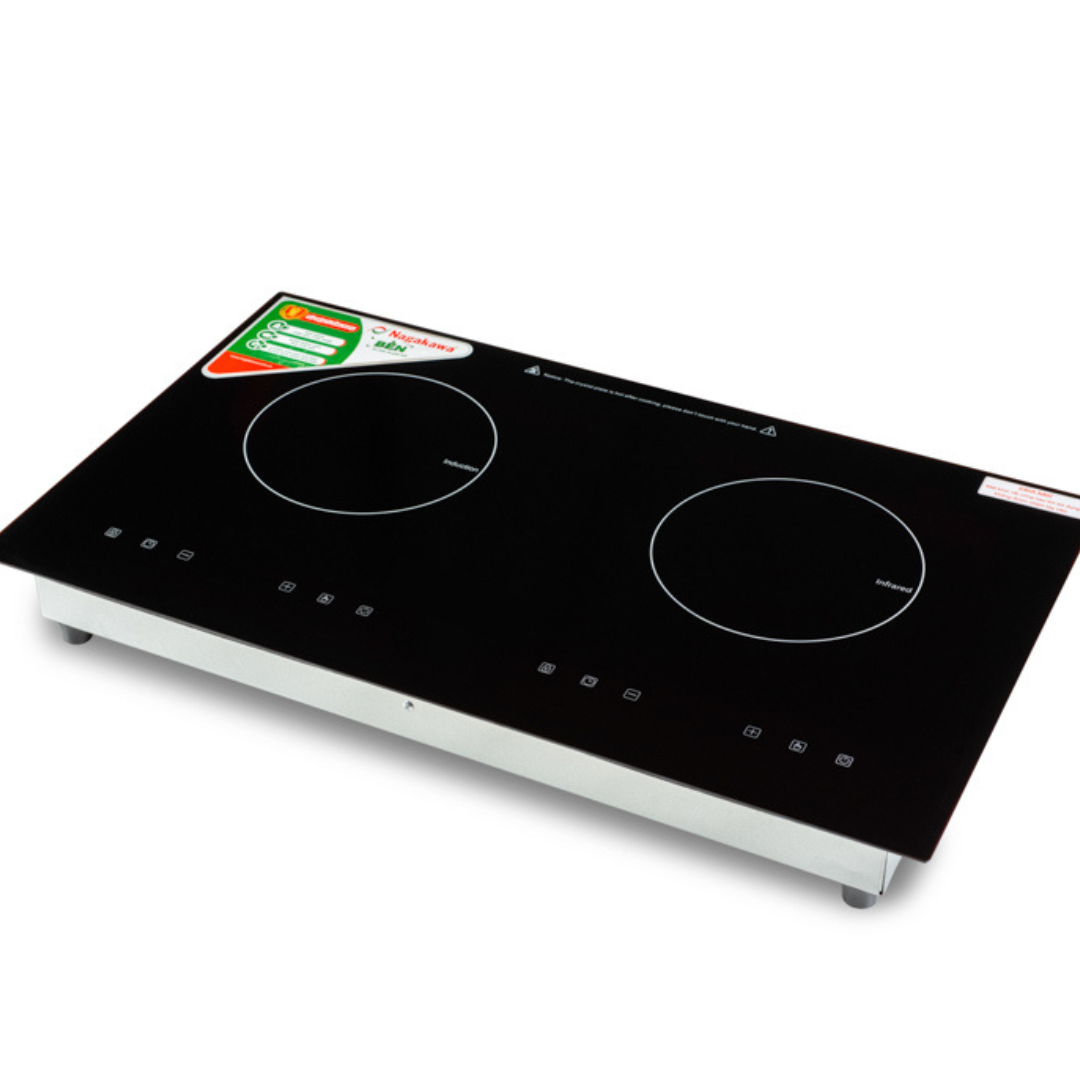 Bếp Đôi Điện Từ Hồng Ngoại CNA SHB8609 (3600W)