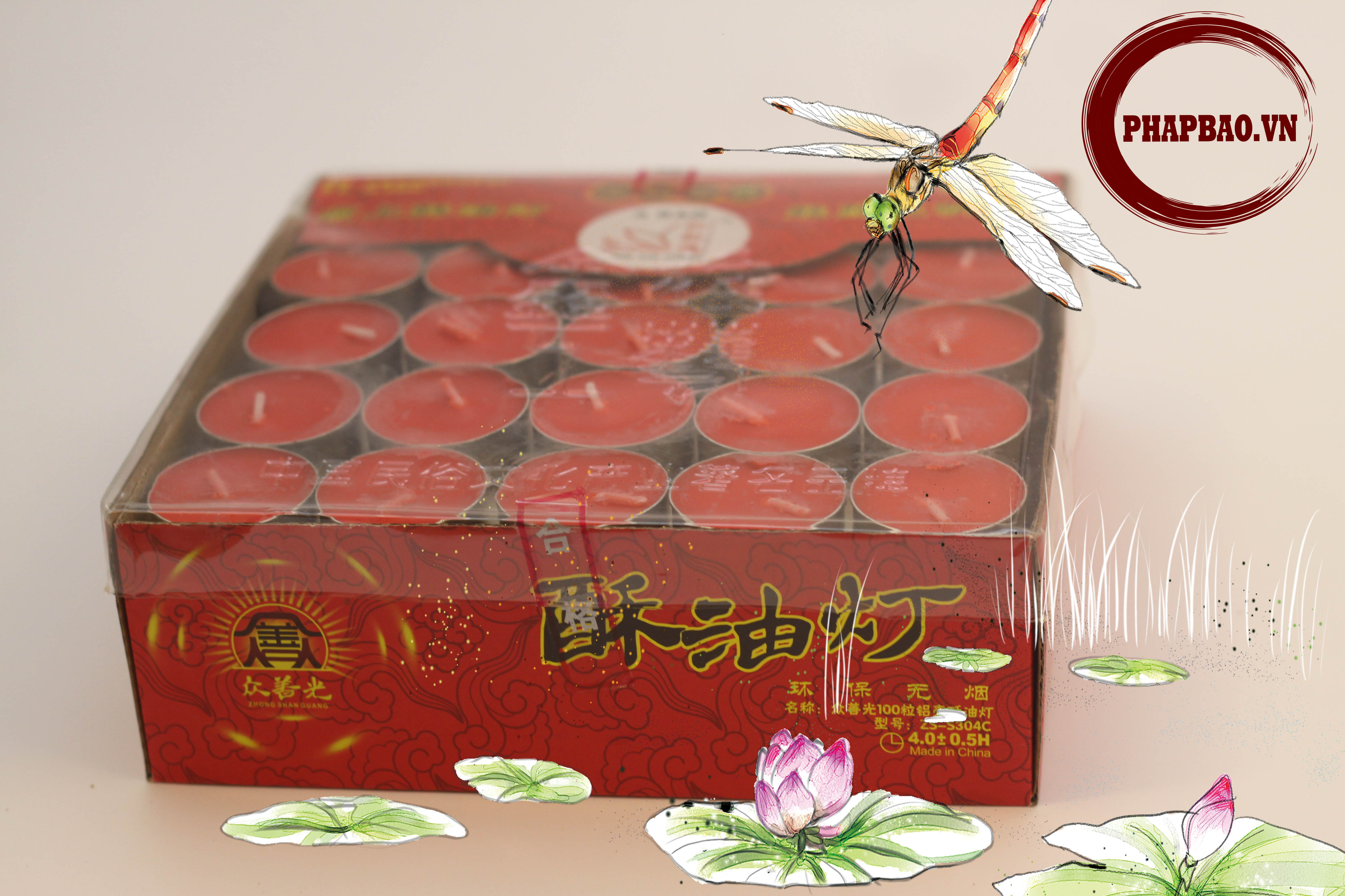 Hộp 100 nến bơ xinxinhong