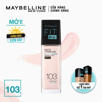 Kem Nền Maybelline Mịn Nhẹ Kiềm Dầu Chống Nắng