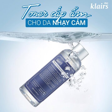Nước Hoa Hồng Klairs Cho Da Nhạy Cảm 180ml