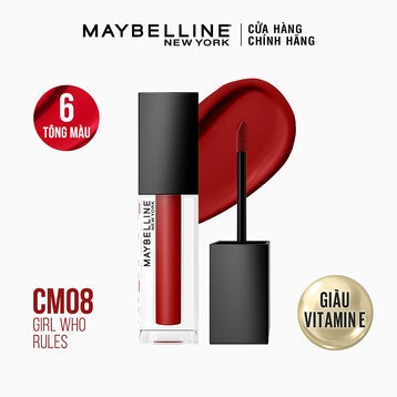 Son Kem Maybelline Mịn Lì Như Nhung 6.4ml
